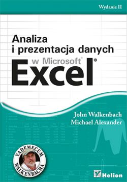 Okadka ksiki - Analiza i prezentacja danych w Microsoft Excel. Vademecum Walkenbacha. Wydanie II
