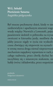 Okadka ksiki - Piercienie Saturna. Angielska pielgrzymka