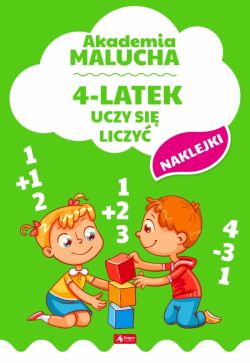 Okadka ksiki - Akademia malucha. 4-latek uczy si liczy