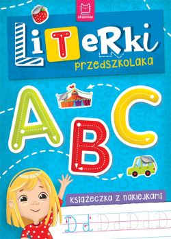 Okadka ksiki - Literki przedszkolaka. Ksieczka z naklejkami