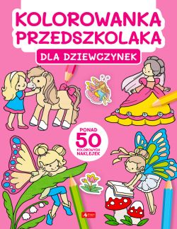Okadka ksiki - Kolorowanka przedszkolaka. Dla dziewczynek