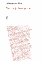 Okadka ksiki - Wariacje faustyczne