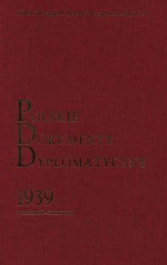 Okadka ksiki - Polskie Dokumenty Dyplomatyczne 1939 (wrzesie-grudzie)