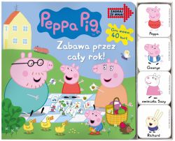 Okadka ksiki - Peppa Pig. Peppa Pig. Zagraj Ze Mn. Zabawa przez cay rok.
