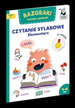 Okadka ksiki - Bazgraki czytaj sylabami. Czytanie sylabowe. Elementarz