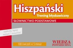 Okadka ksiki - Hiszpaski - Trening byskawiczny. Sownictwo podstawowe