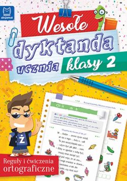Okadka ksiki - Wesoe dyktanda ucznia klasy 2