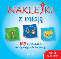 Okadka ksiki - Naklejki z misj. Cz. 3. Klasy IV-VI szkoy podstawowej