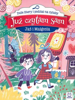 Okadka ksiki - Ju czytam sam. Ja i Magosia. Due litery i podzia na sylaby
