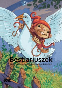 Okadka ksiki - Bestiariuszek - zeszyt do kolorowania