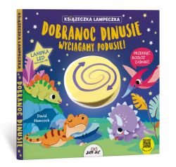 Okadka ksiki - Dobranoc dinusie wycigamy podusie!. Ksieczka lampeczka