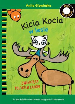 Okadka ksiki - Kicia Kocia w lesie. Kolorowanka