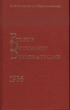 Okadka ksiki - Polskie Dokumenty Dyplomatyczne 1936