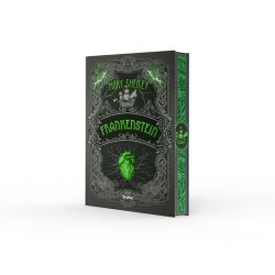 Okadka ksiki - Frankenstein. (barwione brzegi)