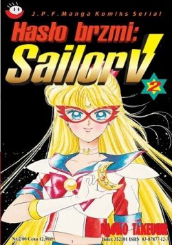 Okadka ksiki - Haso brzmi - Sailor V t. 2