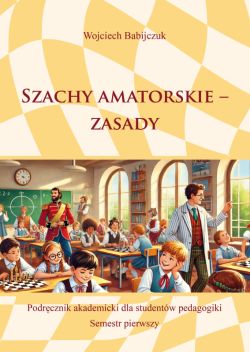 Okadka ksiki - Szachy amatorskie  zasady