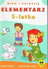 Okadka ksiki - Elementarz 5-latka