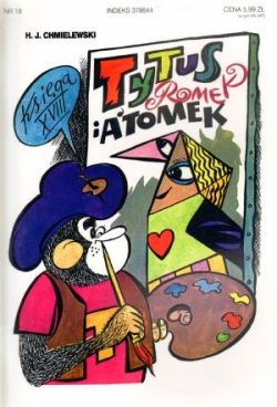 Okadka ksiki - Tytus, Romek i A'Tomek. Ksiga XVIII. Tytus plastykiem