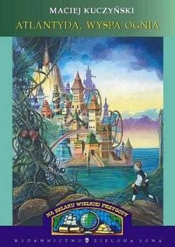 Okadka ksiki - Atlantyda, wyspa ognia