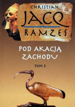 Okadka ksiki - Pod akacj Zachodu