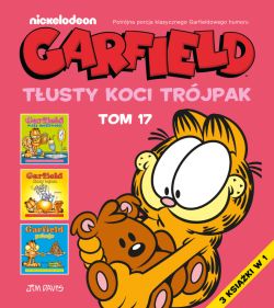 Okadka ksiki - Garfield. Tusty koci trjpak. Tom 17