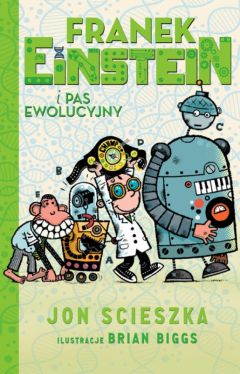 Okadka ksiki - Franek Einstein i pas ewolucyjny