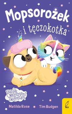 Okadka ksiki - Sklepik z magicznymi zwierztami. Mopsoroek i tczokotka