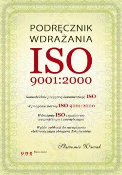 Okadka ksiki - Podrcznik wdraania ISO 9001:2000