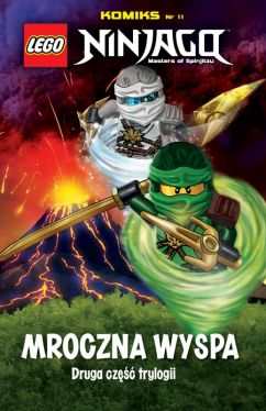 Okadka ksiki - LEGO Ninjago Komiks. Tom 11. Mroczna wyspa. Druga cz trylogii