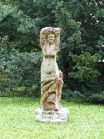 Krynica Zdr�j - rze�ba w parku