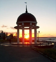 Anlegestelle in Petrosawodsk