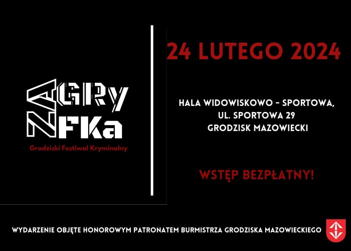 News 24.02: Grodziski Festiwal Kryminalny Zagryfka!