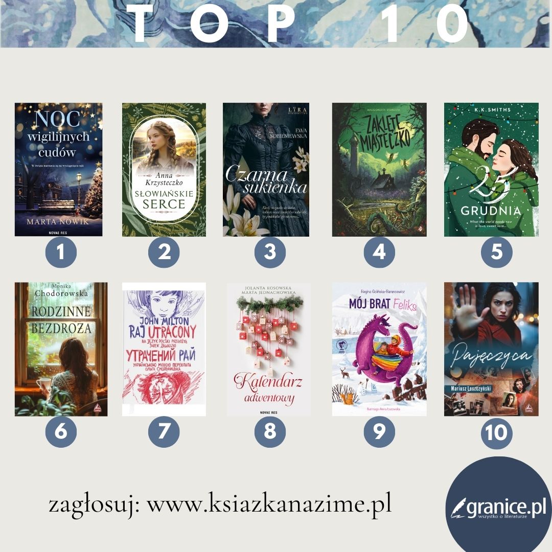 News Zag�osuj i wygraj kilkana�cie ksi��ek! Oto czo�owa dziesi�tka tytu��w na finiszu plebiscytu 