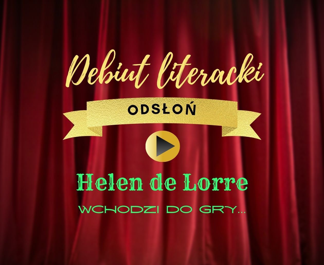 News Helen de Lorre wchodzi do gry... Premiera ksiki „Poza murem