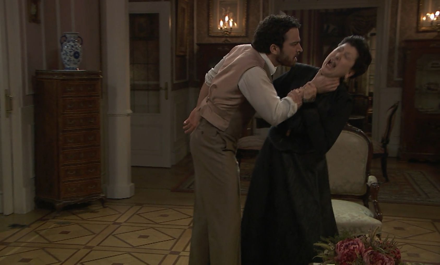 News Akacjowa 38 odc. 695. Diego wpada w sza� po s�owach Ursuli. Maria Luisa rozpoznaje Elvir� na obrazie. Streszczenie 695 i 696 odc. 