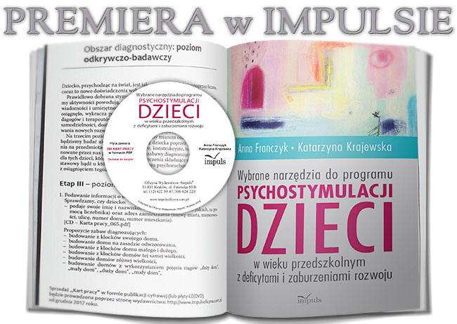 News Wybrane narz�dzia do programu psychostymulacji dzieci w wieku przedszkolnym z deficytami i zaburzeniami rozwoju – premiera