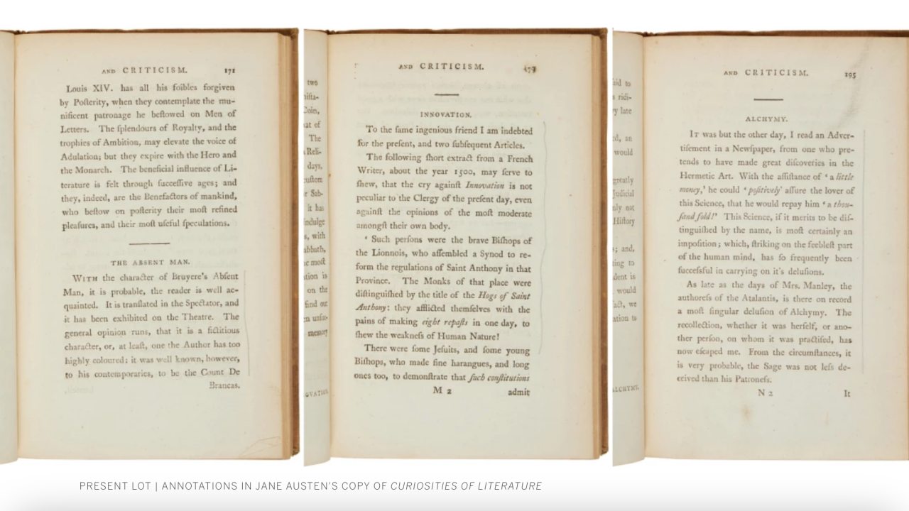 News Ksi��ka z prywatnej kolekcji Jane Austen ma trafi� na aukcj�! 