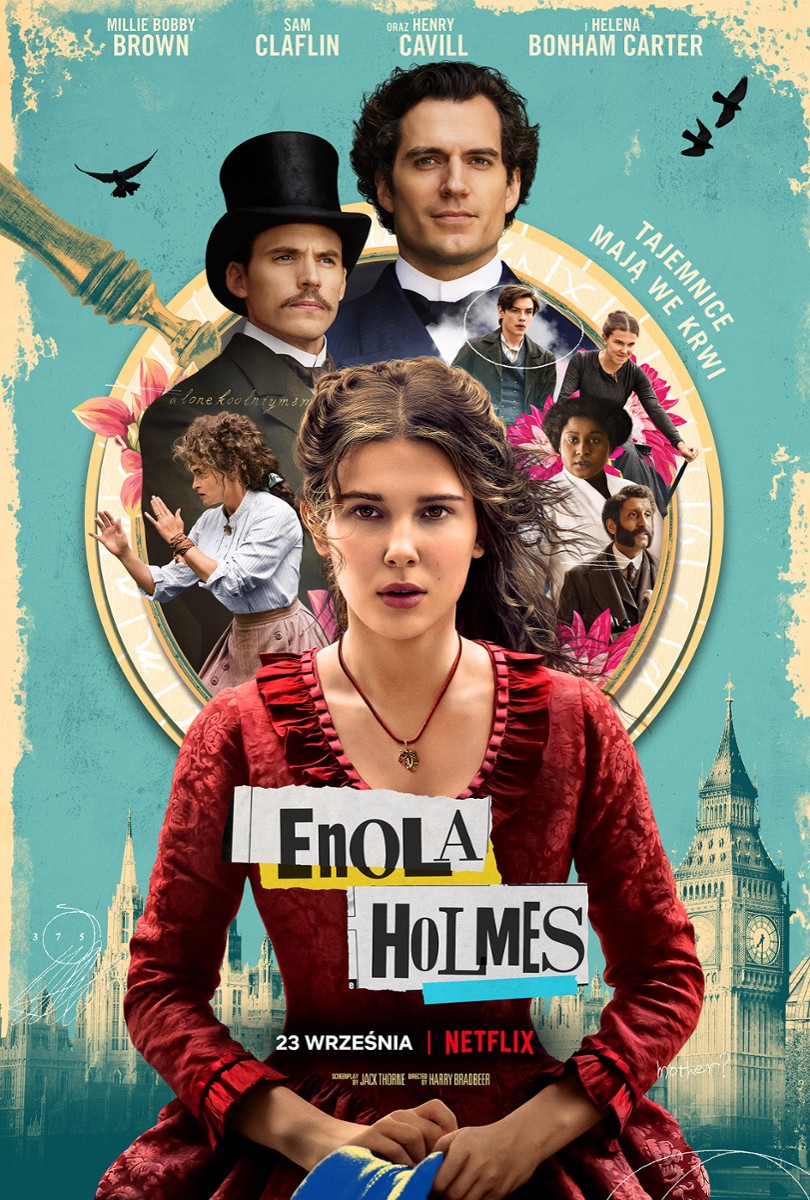 Plakat filmu - Enola Holmes