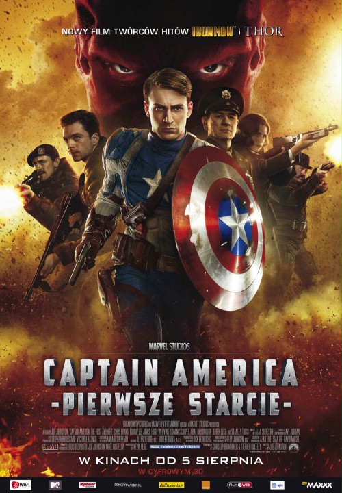 Plakat - Kapitan Ameryka: Pierwsze starcie