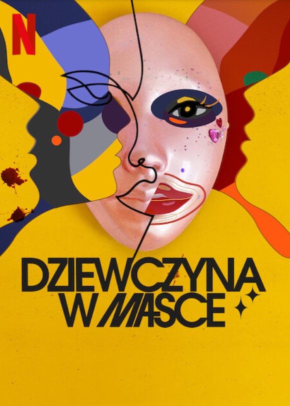 Plakat - Dziewczyna w masce