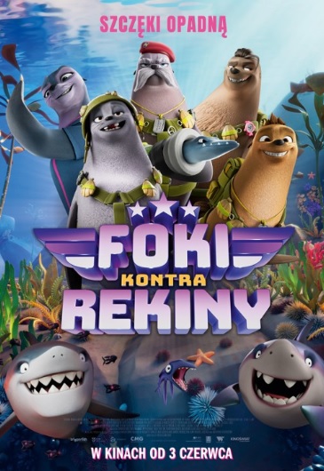 Plakat - Foki kontra rekiny