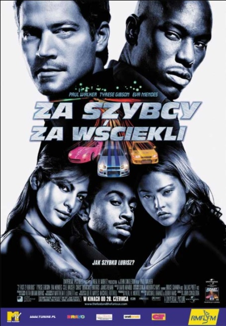 Plakat - Za szybcy, za wciekli
