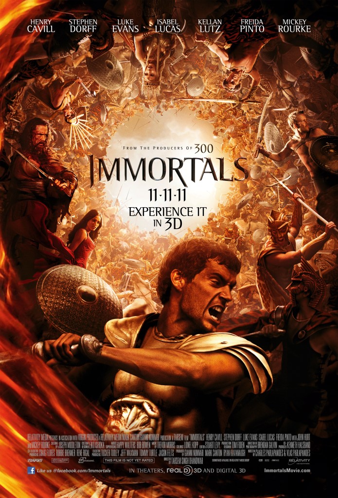 Plakat - Immortals. Bogowie i herosi
