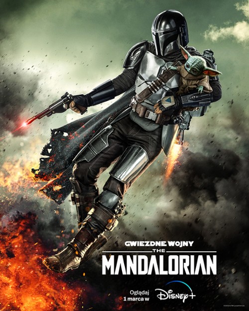 Plakat  serialu - The Mandalorian