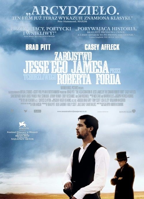 Plakat - Zabjstwo Jesse'ego Jamesa przez tchrzliwego Roberta Forda