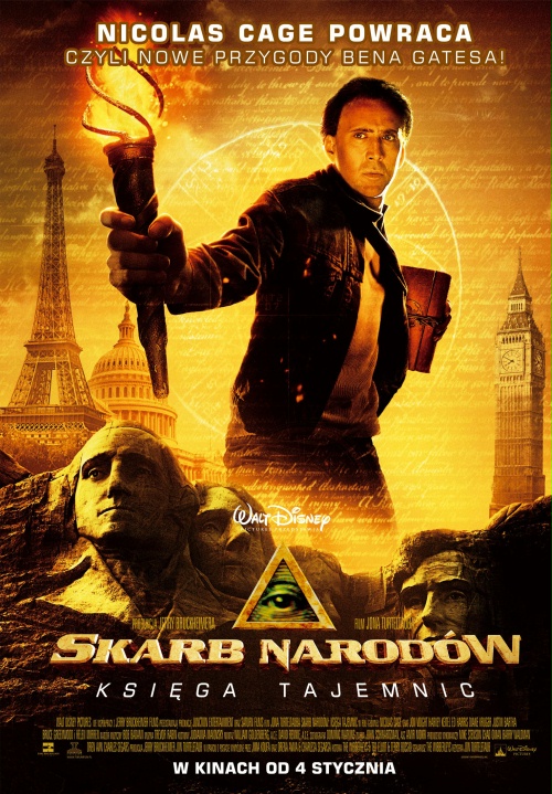 Plakat - Skarb Narodw: Ksiga Tajemnic  