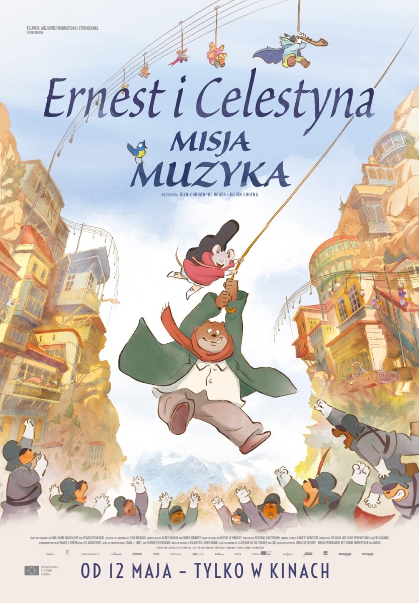 Plakat - Ernest i Celestyna: Misja muzyka