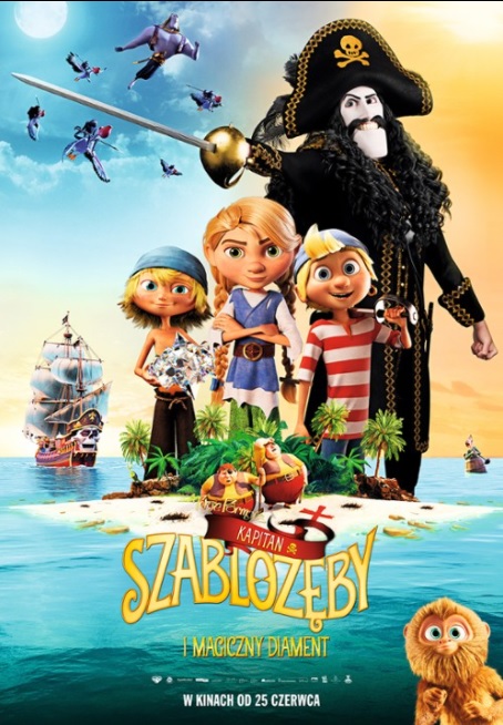 Plakat - Kapitan Szablozęby i magiczny diament