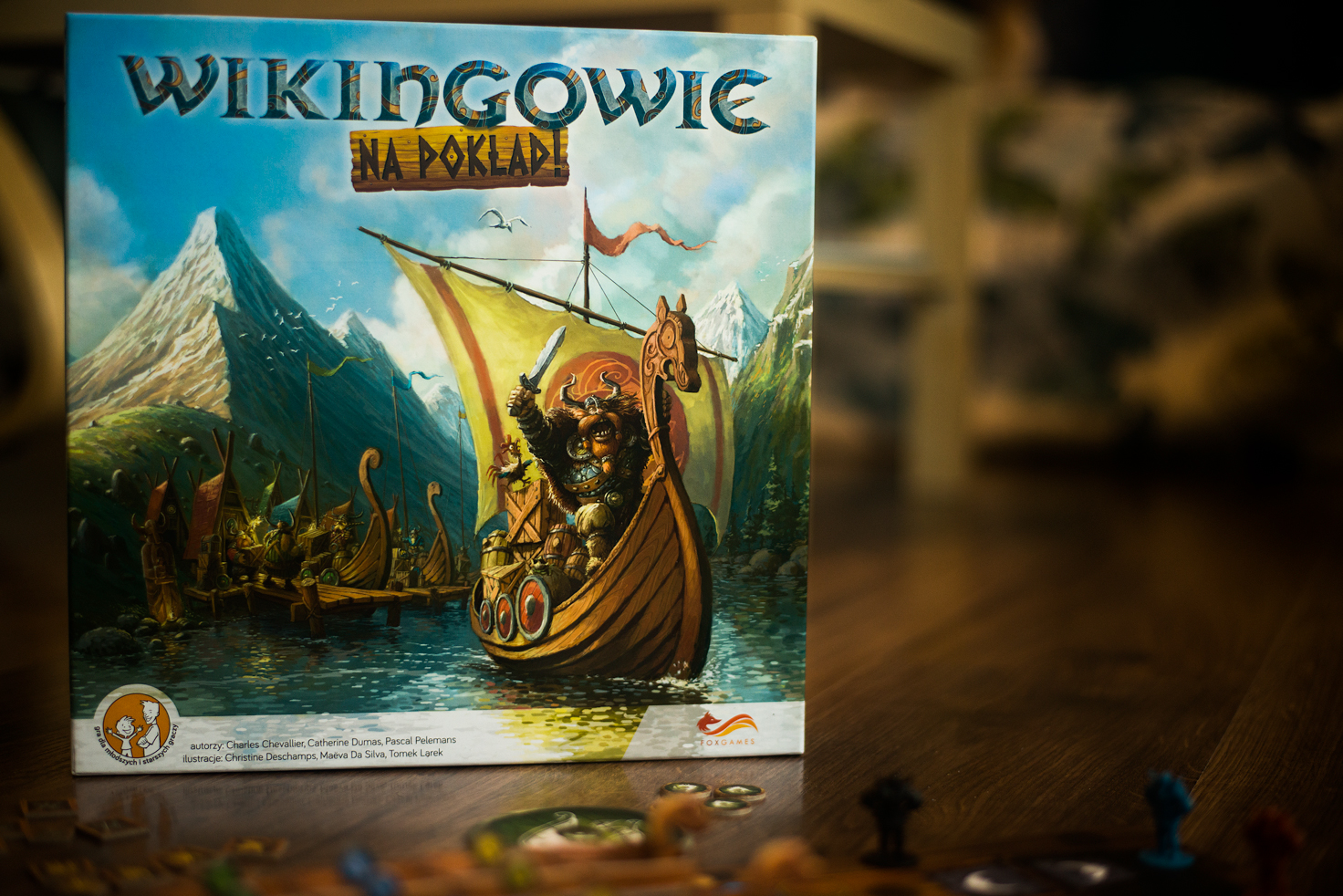 Okadka publicystyki - Strategia dla pocztkujcych. Recenzja gry planszowej Wikingowie. Na pokad