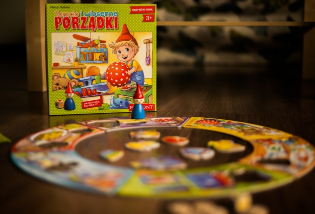 Okadka publicystyki - Recenzja gry „Tomcio i wiosenne porzdki”. Pierwsza planszwka Twojego dziecka